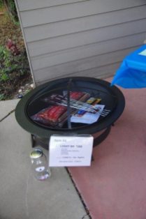 Grill donated by Lowe's No. Ogden
